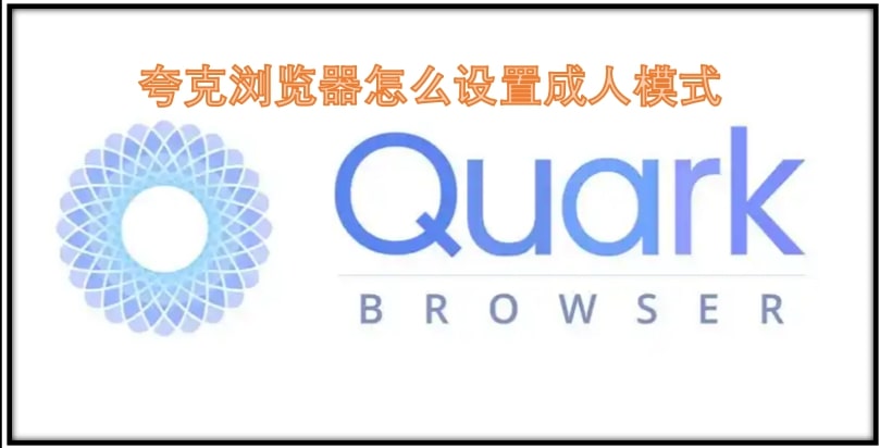夸克浏览器怎么设置成人模式