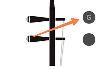 二胡调音器弦音选择