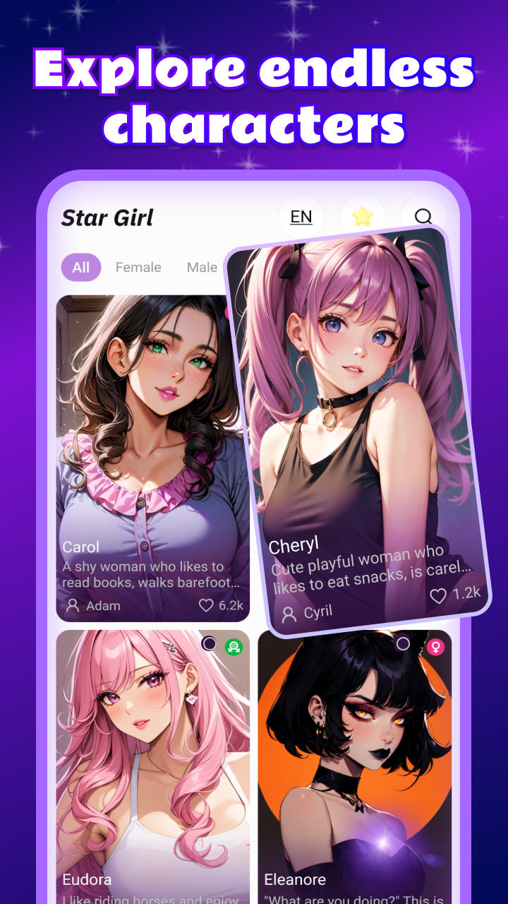StarGirl ai聊天软件截图1