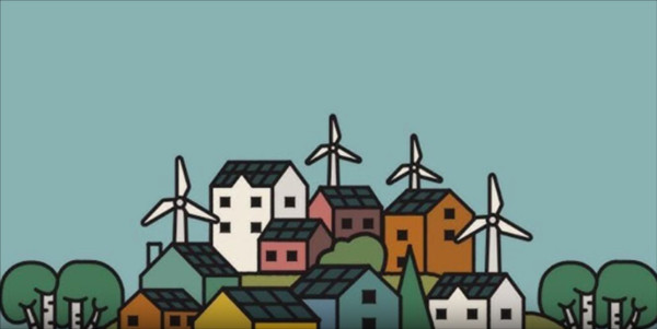 生态动力城镇宣传图