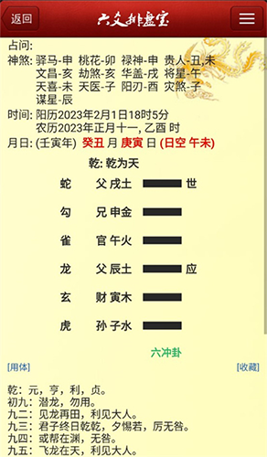 六爻排盘宝手机版截图4