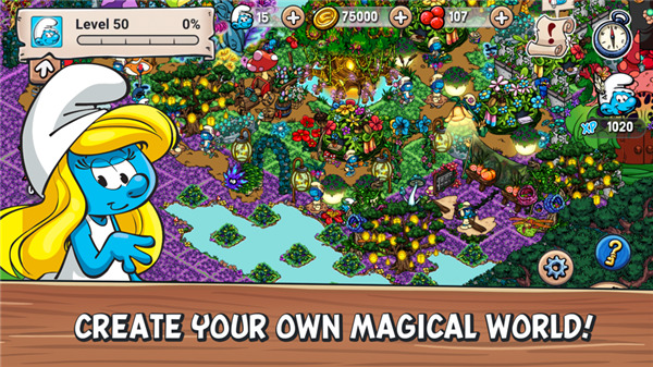 蓝精灵村庄(SmurfsVillage)汉化版下载截图2