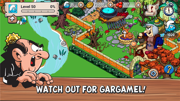 蓝精灵村庄(SmurfsVillage)汉化版下载截图3