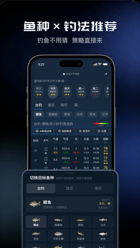 钓鱼天气预报专业版截图2