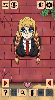 卡在墙上的女孩汉化版截图1