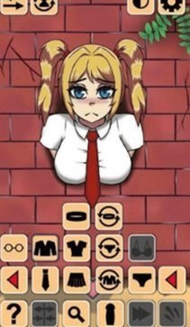 卡在墙上的女孩汉化版