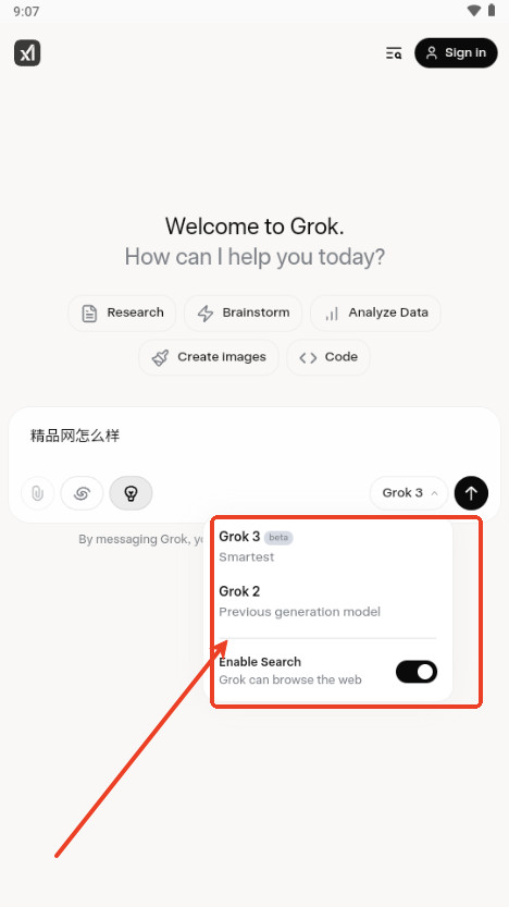 Grok AI中文版