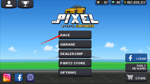 像素赛车手游戏图片5