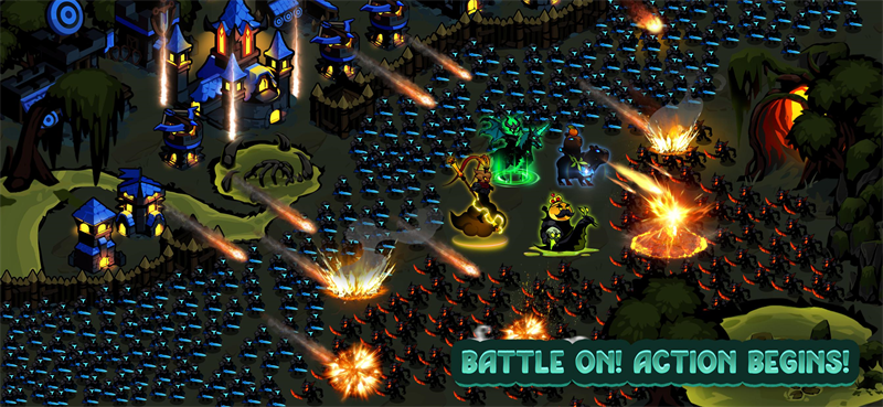 暗影王国前线战争TD中文版截图1