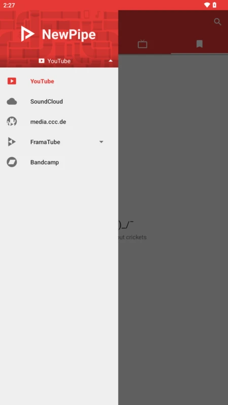 NewPipe安卓版截图1