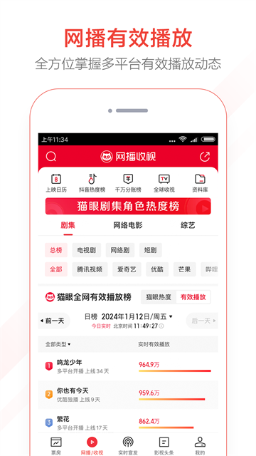 猫眼票房实时截图3
