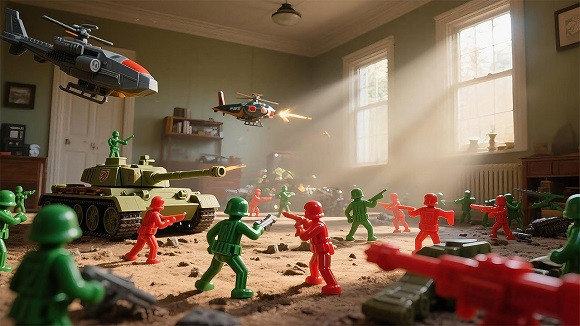 玩具风暴迷你战场游戏