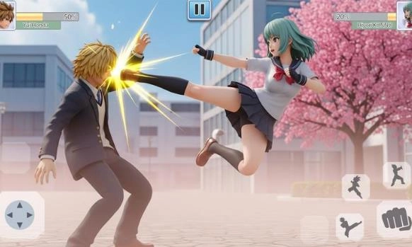 校园格斗模拟器中文版截图2