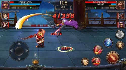 三国战纪无双张飞神龙摆尾技能演示