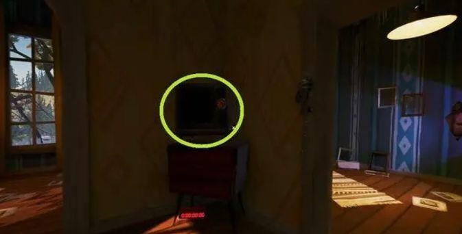 你好邻居2第一关电视谜题