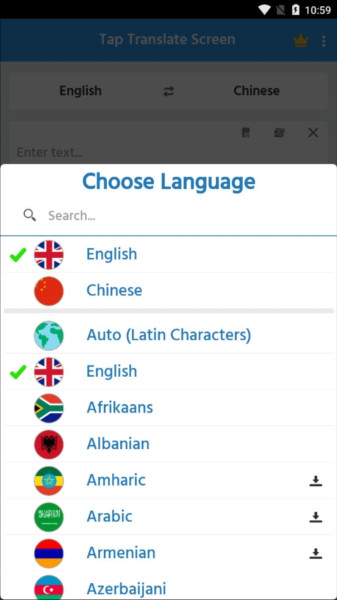 Tap Translate Screen