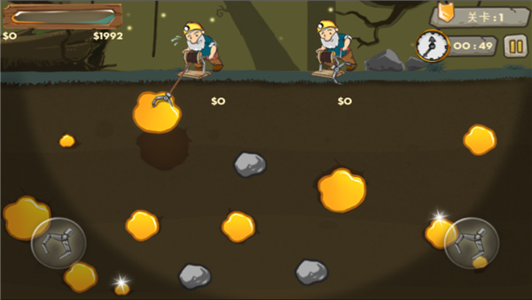 双人黄金矿工疯狂版截图5
