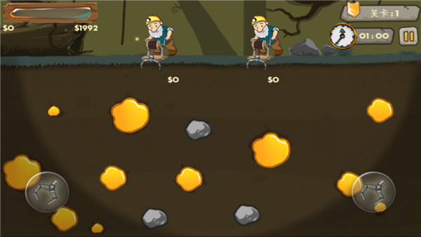 双人黄金矿工疯狂版截图2