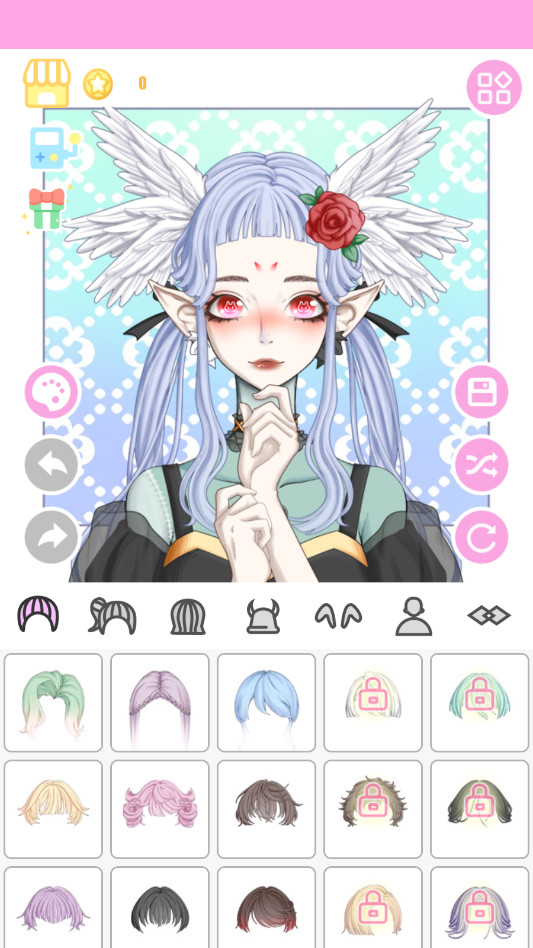 怪物女孩换装游戏怎么玩1